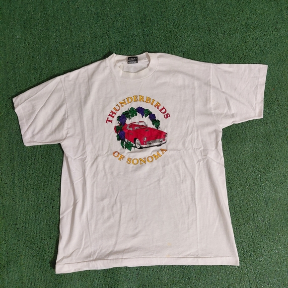 VINTAGE Thunderbirds Of Sonoma T Shirt Size Large - Picture 1 of 8